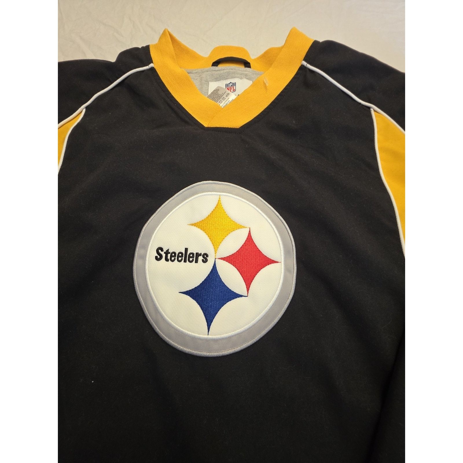 NFL Pittsburgh Steelers NFL Team Apparel Men's Size Large V-neck Size US L / EU 52-54 / 3 - 2 Thumbnail