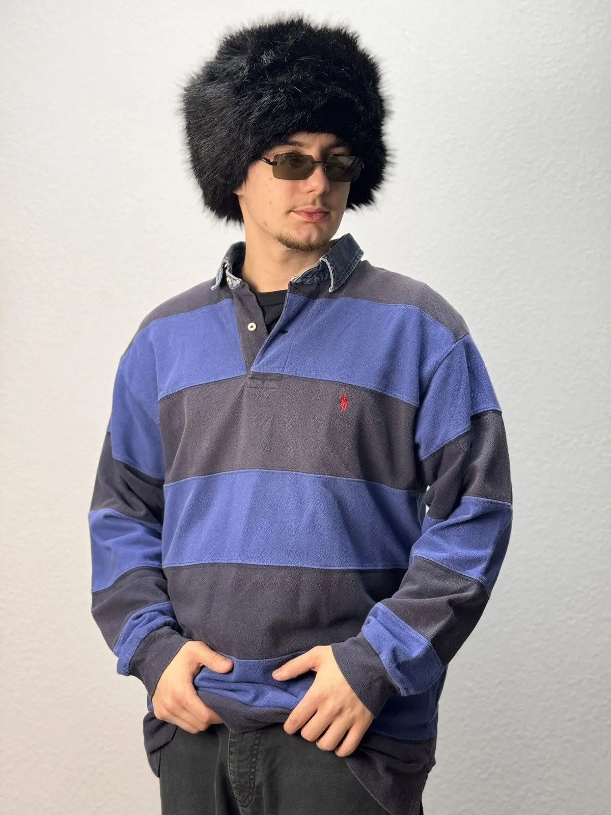 Polo Ralph Lauren × Ralph Lauren × Vintage Vintage Y2K Polo Ralph Lauren Rugby Size US XL / EU 56 / 4 - 1 Thumbnail