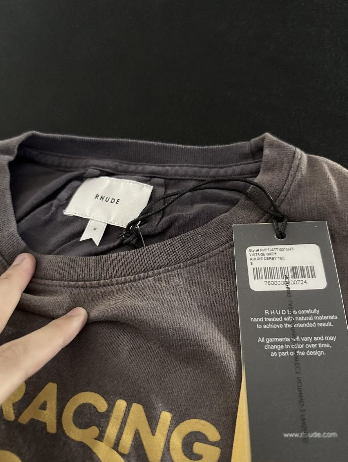 Rhude Rhude Derby Racing Tee Size US S / EU 44-46 / 1 - 3 Thumbnail