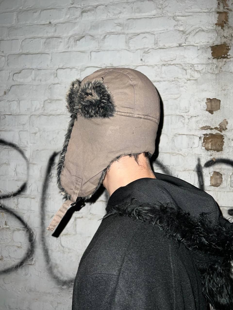 Hysteric Glamour × If Six Was Nine × Vintage Vintage Y2K Lonsdale Active Ushanka Opium Black Fur Faux Ava Size ONE SIZE - 2 Thumbnail