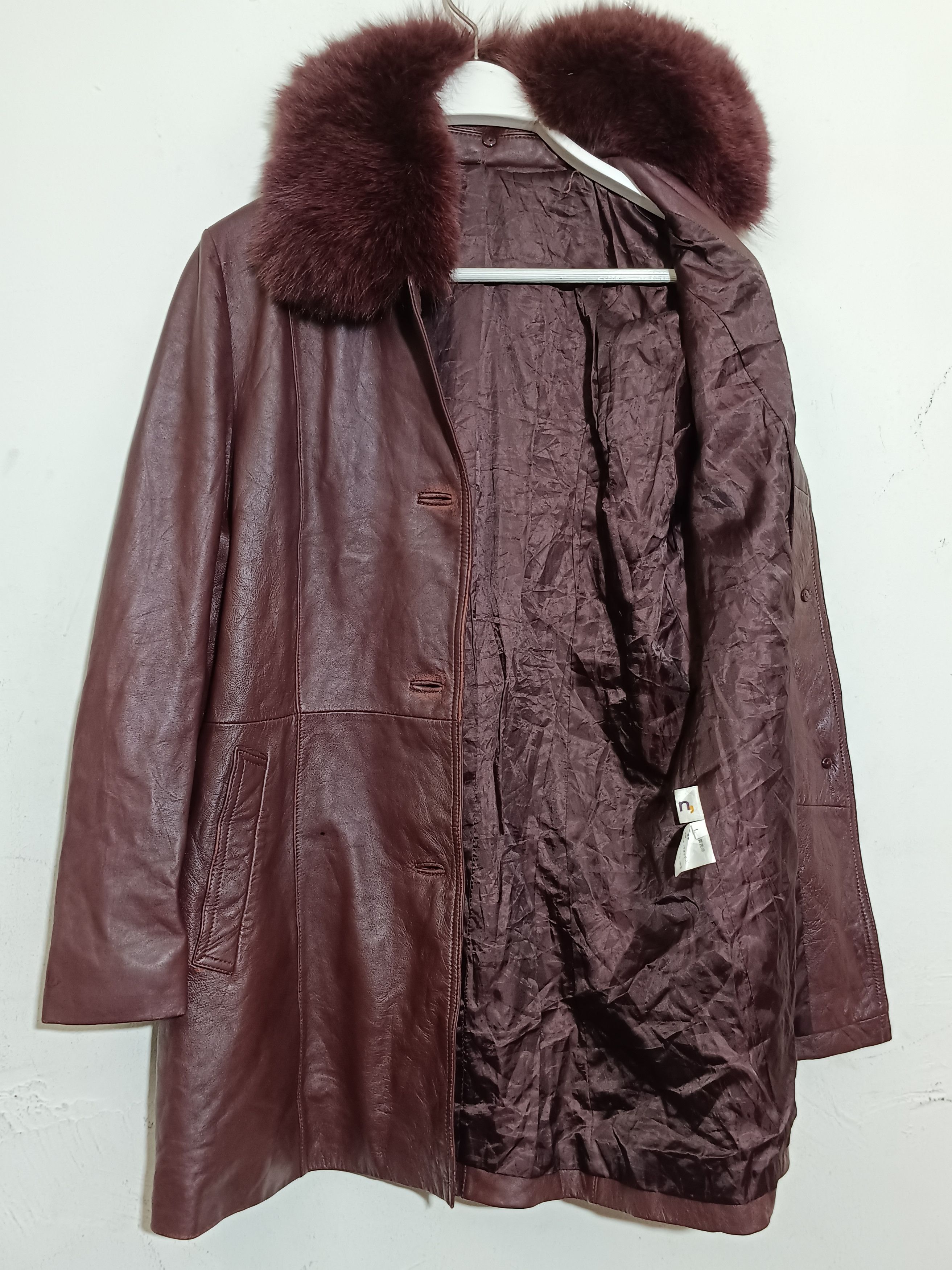 14th Addiction Vintage Coat Leather Sheepskin Fur Fox Size US L / EU 52-54 / 3 - 6 Thumbnail