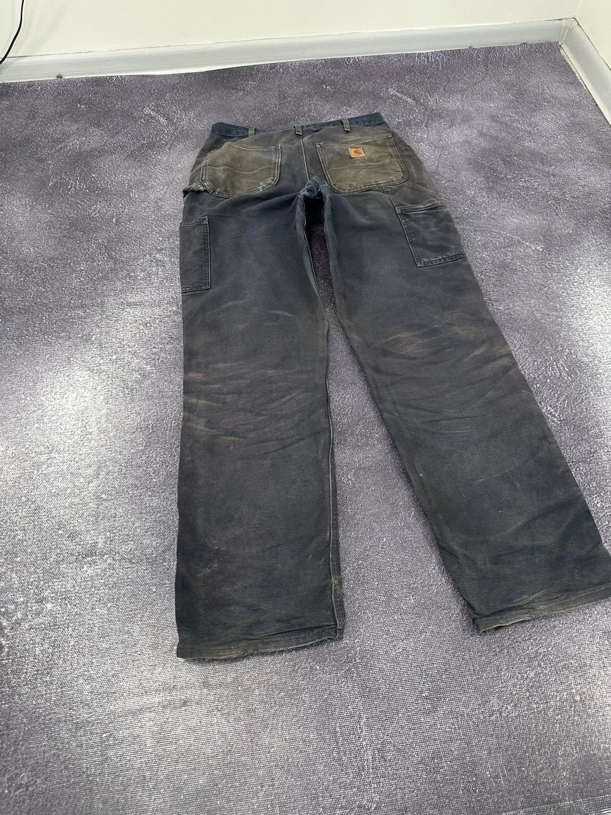 Carhartt × Vintage Vintage 90s Carhartt USA Faded Work Baggy Pants Jeans Size US 32 / EU 48 - 3 Thumbnail