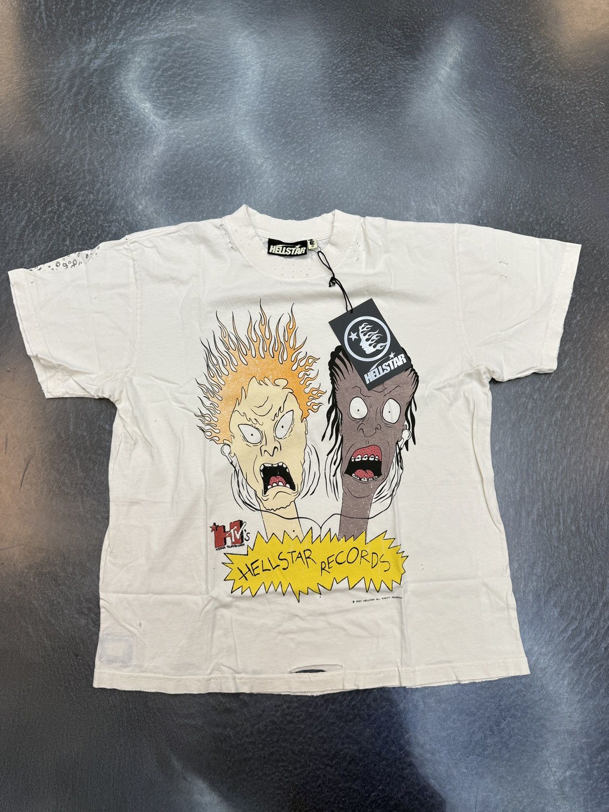 HELLSTAR Hellstar Beevus & Butthead T-Shirt Size US M / EU 48-50 / 2 - 1 Thumbnail