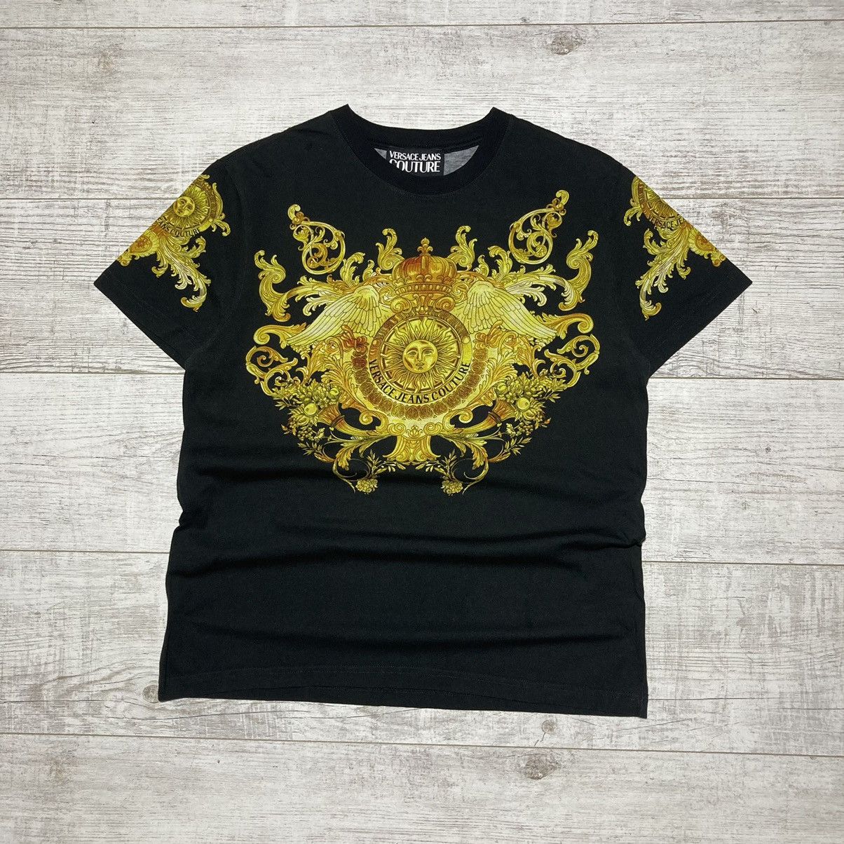 Versace VERSACE JEANS COUTURE T-Shirts Tee Black Size US S / EU 44-46 / 1 - 1 Thumbnail