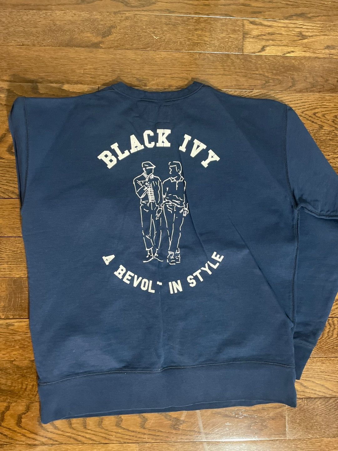 Drake's Drake's X Black Ivy Logo Embroidered Cotton Sweatshirt Size US L / EU 52-54 / 3 - 5 Thumbnail