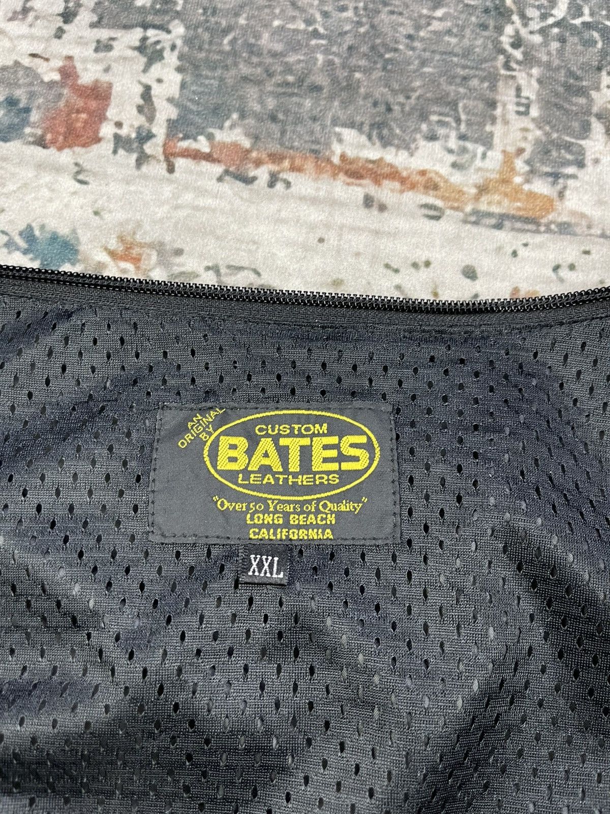 Bates Hats Bates Custom Leather Motocycle Mesh Riding Jacket Size US L / EU 52-54 / 3 - 15 Thumbnail