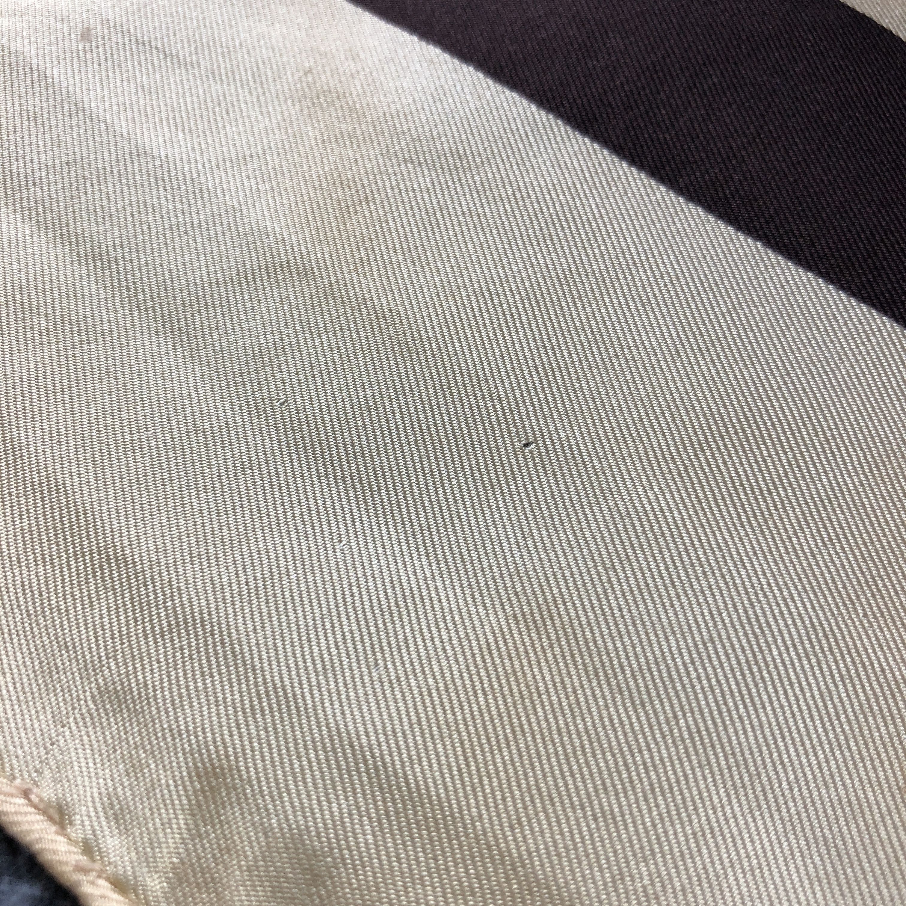 Vintage Louis Vuitton Monogram Silk Scarf Brown Beige M1403 Size ONE SIZE - 10 Thumbnail