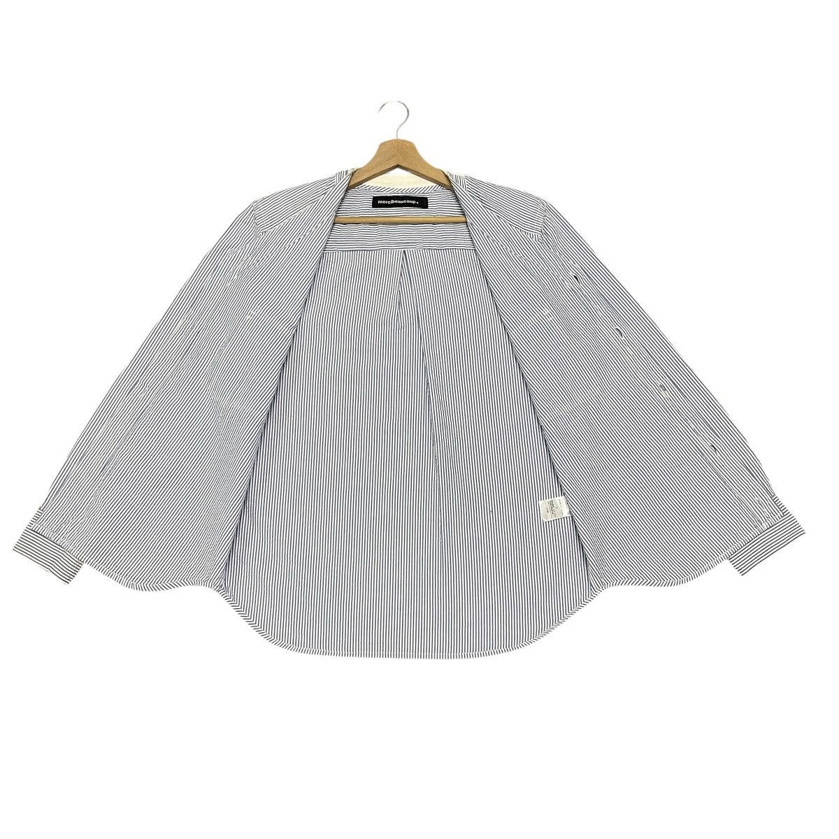 Issey Miyake Vintage Issey Miyake Mercibeaucoup Striped Button Jacket Size US L / EU 52-54 / 3 - 21 Thumbnail