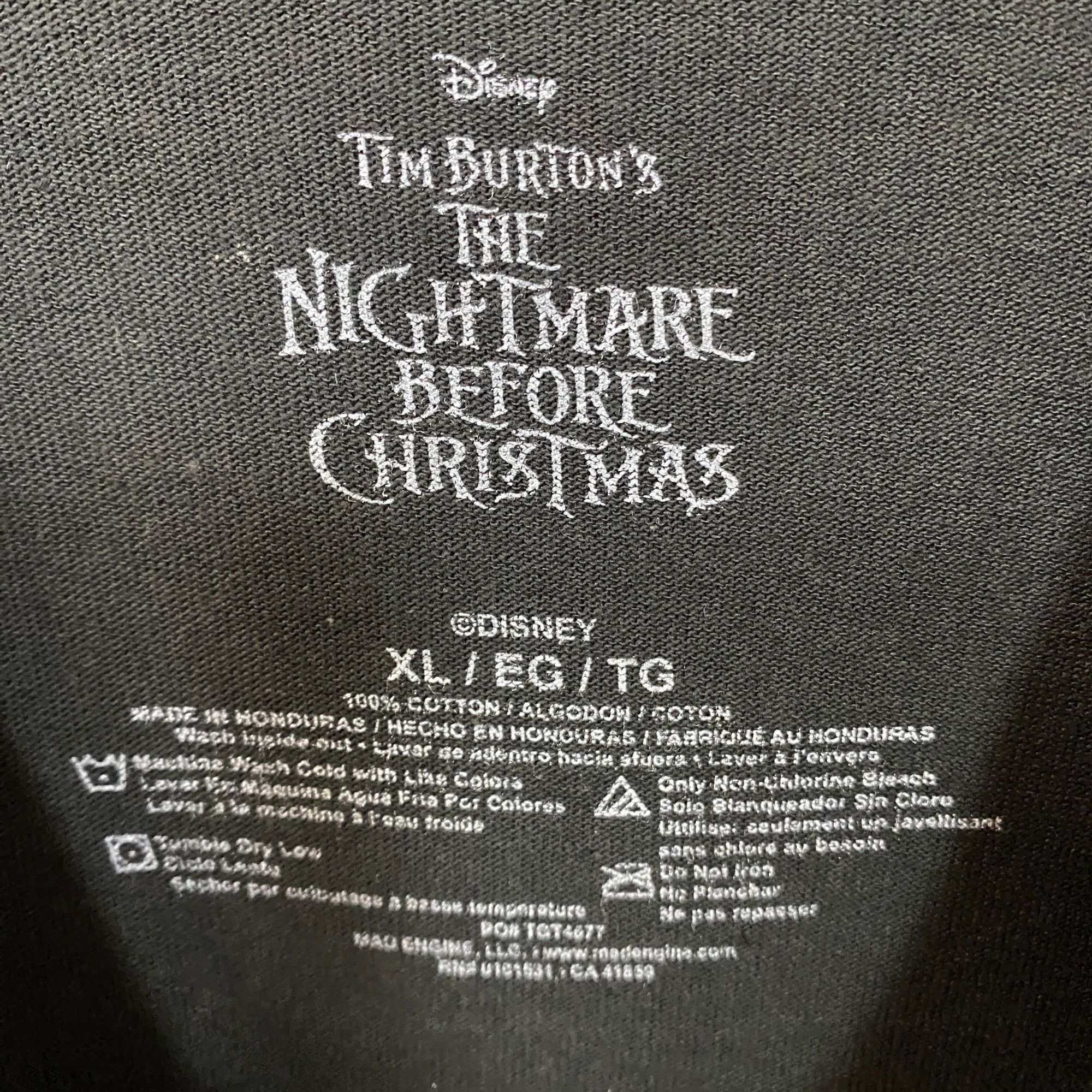 Disney Tim Burton The Nightmare Before Christmas Jack Skellington F Size US XL / EU 56 / 4 - 4 Thumbnail