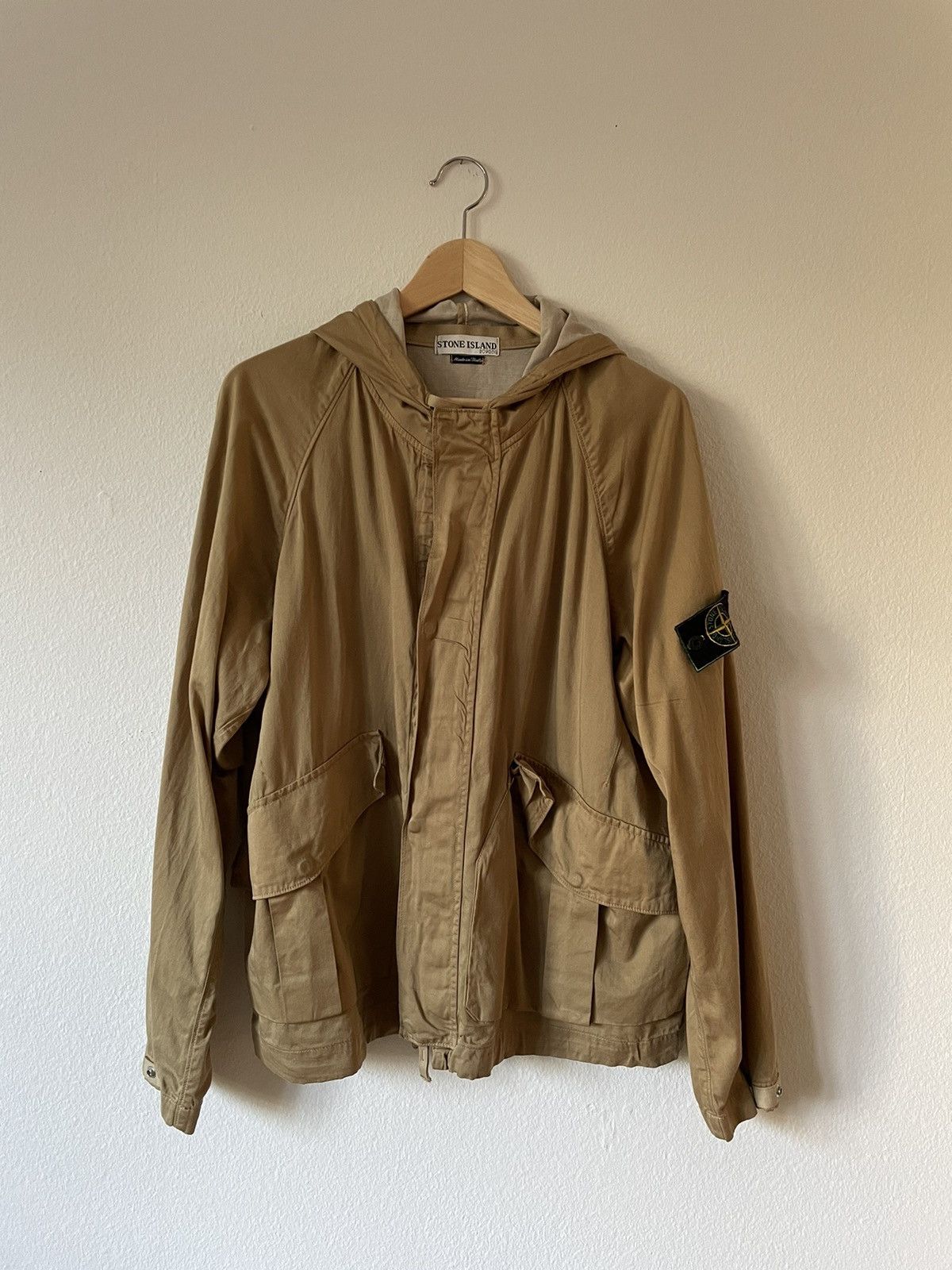 Stone Island 1993 Vintage Raso Gommato Dutch Rope Jacket