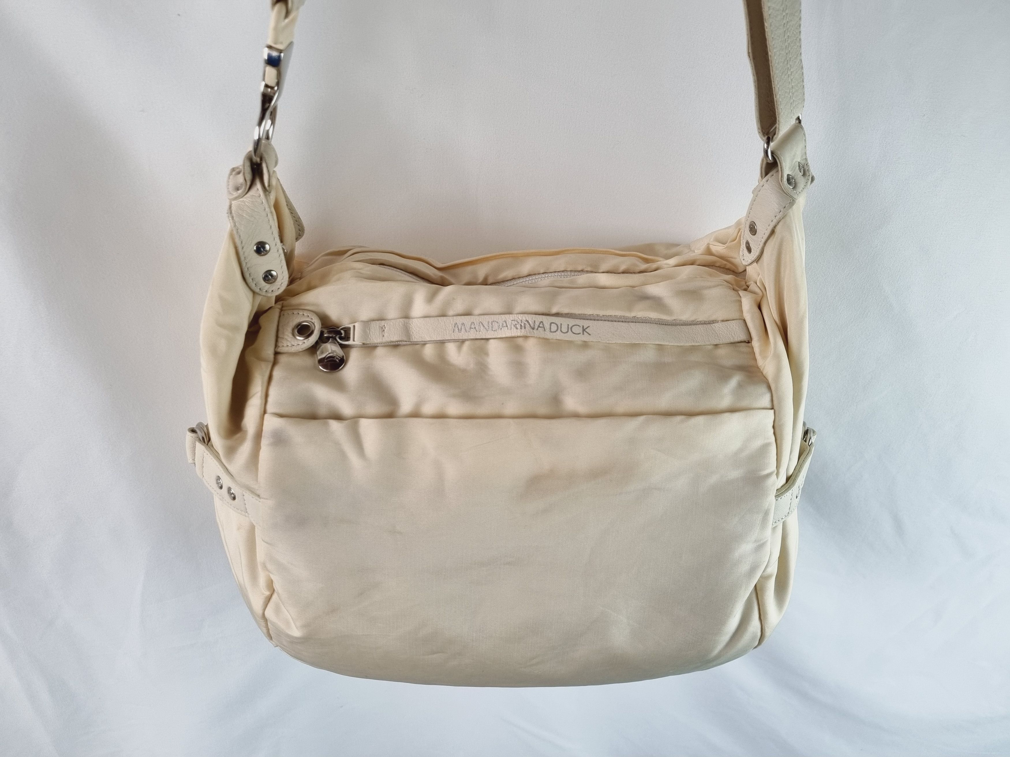 Japanese Brand × Mandarina Duck × Vintage Mandarina Duck Roomy Dirty Nylon Shoulder Bag Size ONE SIZE - 4 Thumbnail