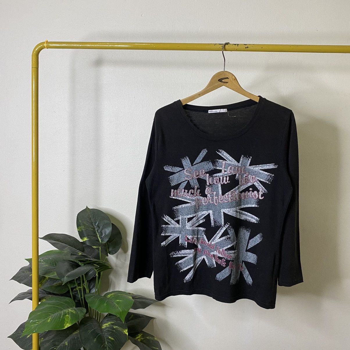 If Six Was Nine JapanBrand Seditionaries Poem Cyber Gothic Punk Grunge LS Size M / US 6-8 / IT 42-44 - 1 Thumbnail