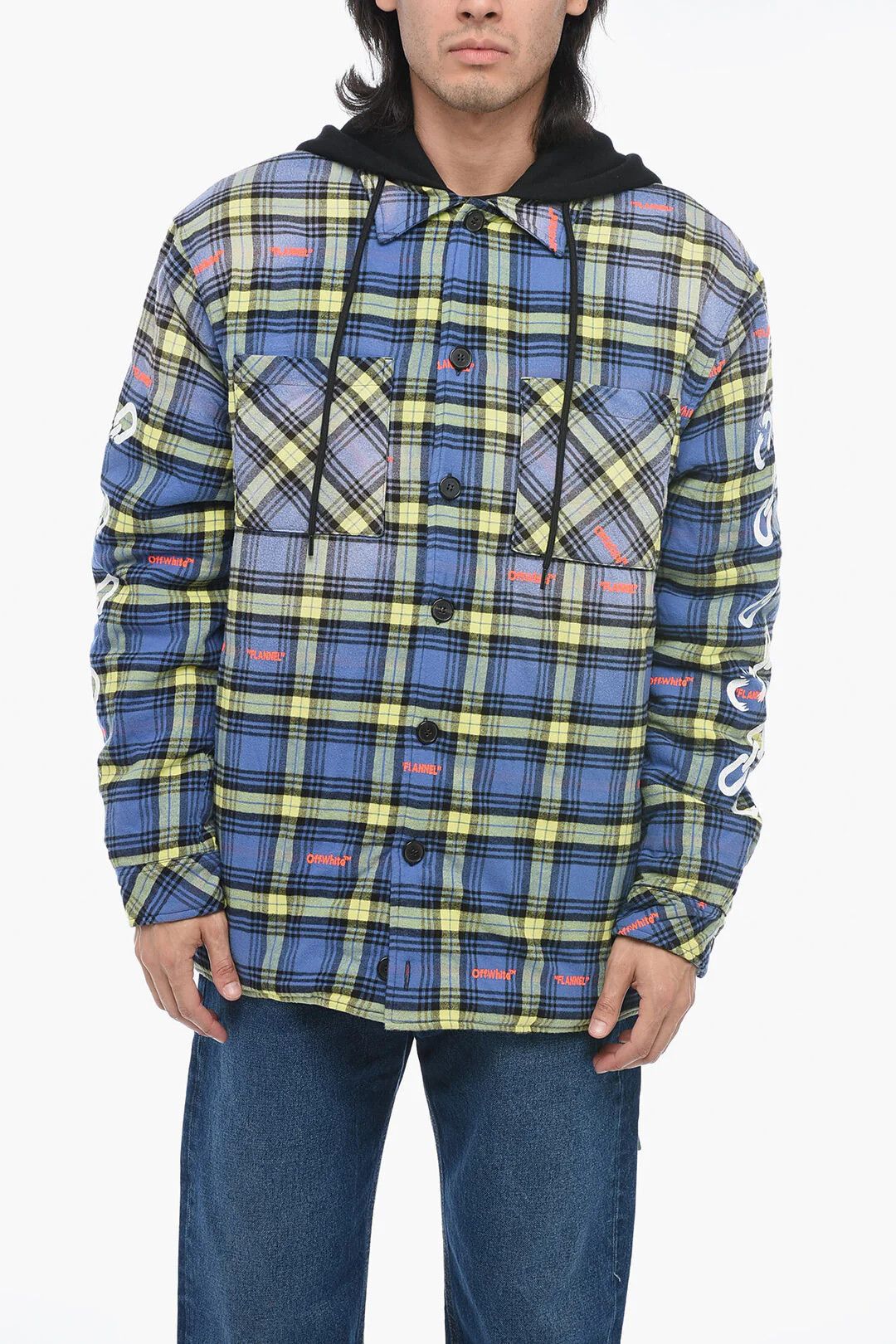 Off-White og1mm0426 Flannel Jacket in Multicolor Size US S / EU 44-46 / 1 - 1 Thumbnail