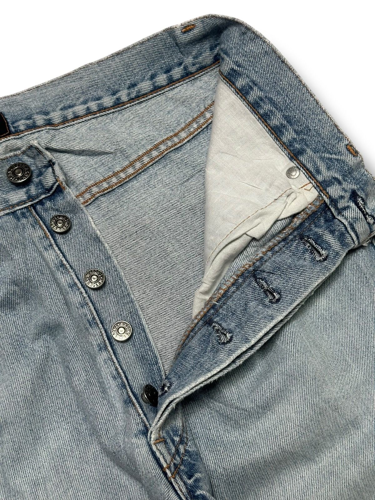 Mason's Vintage MASON’S “Silverstone” Straight Jean With Faded Wash Size US 29 - 9 Thumbnail
