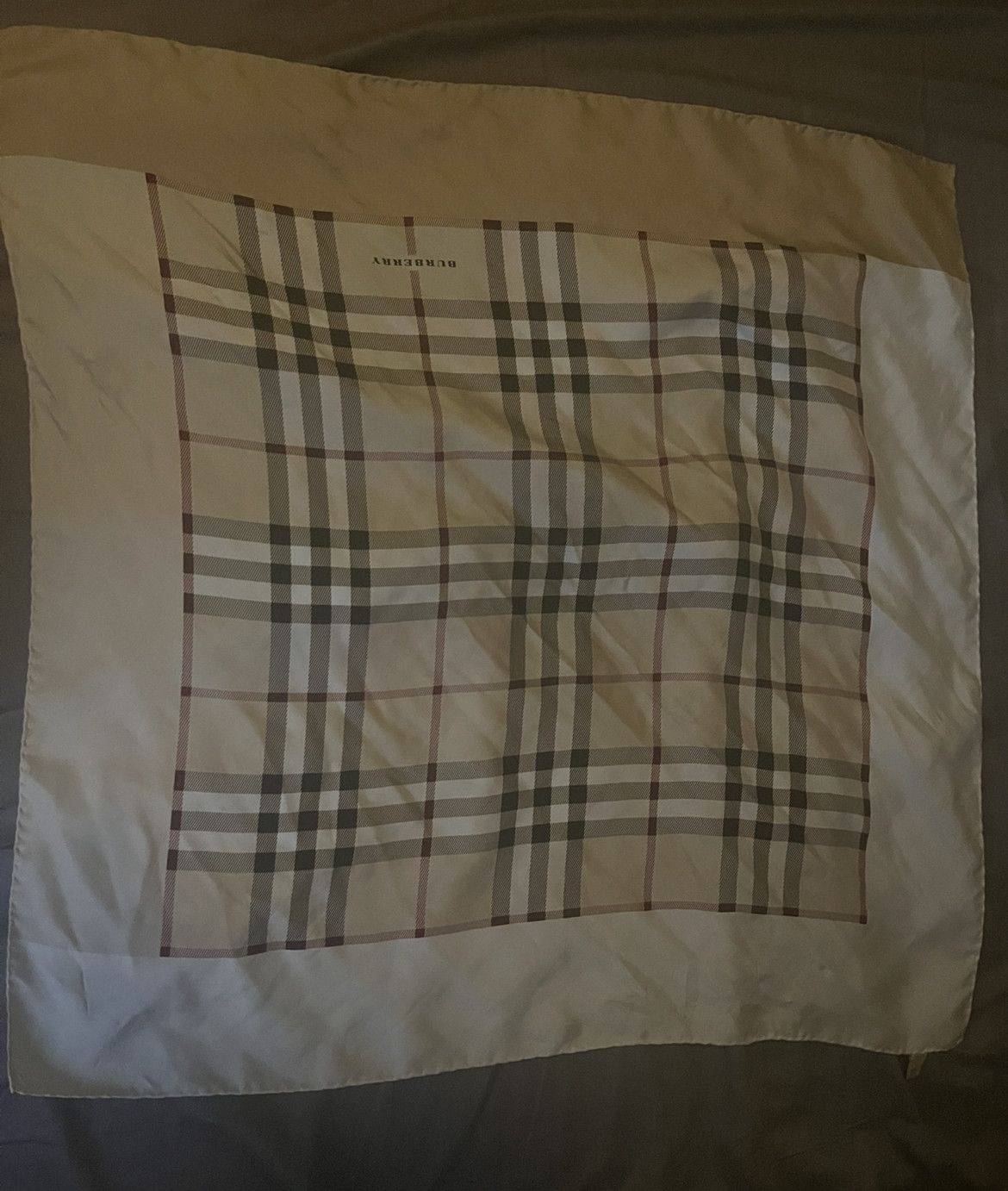 Burberry Burberry Silk Scarf Size ONE SIZE - 1 Thumbnail