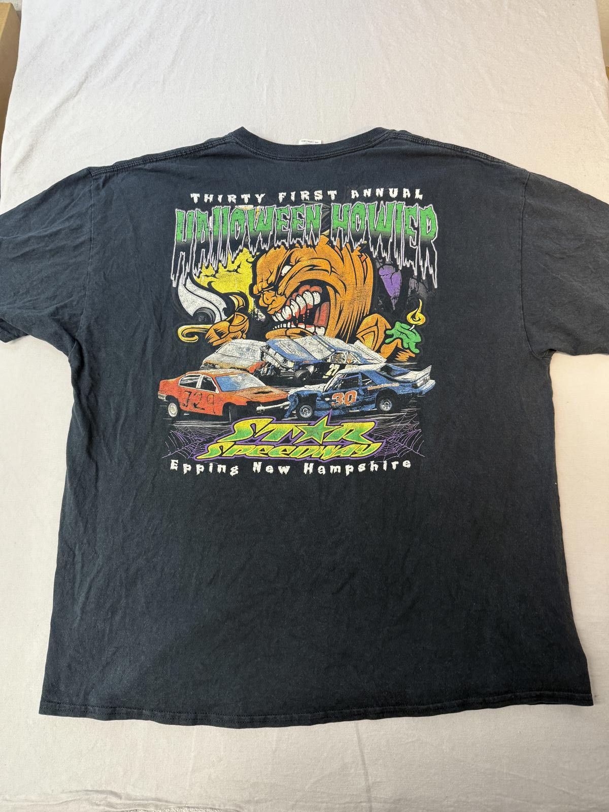 Gildan Halloween Howler T-shirt Star Speedway New Hampshire 2XL Size US XXL / EU 58 / 5 - 2 Thumbnail