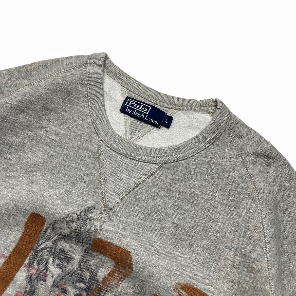 Polo Ralph Lauren Vintage Polo Ralph Lauren Heavyweight Double V Sweathsirt Size US L / EU 52-54 / 3 - 6 Thumbnail