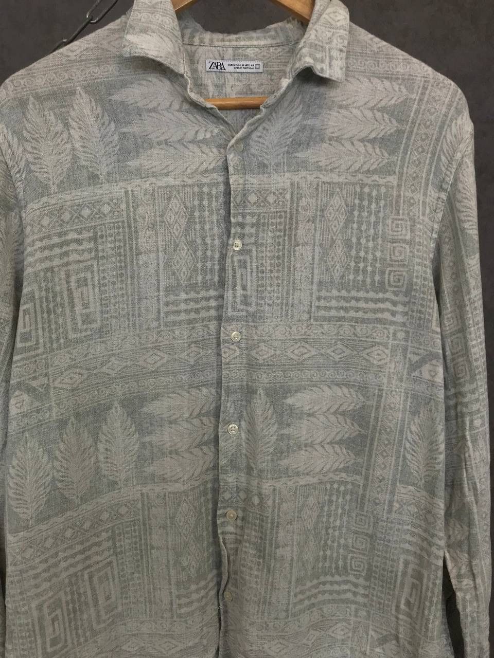 Zara Zara Man art designer shirt Size US M / EU 48-50 / 2 - 3 Thumbnail