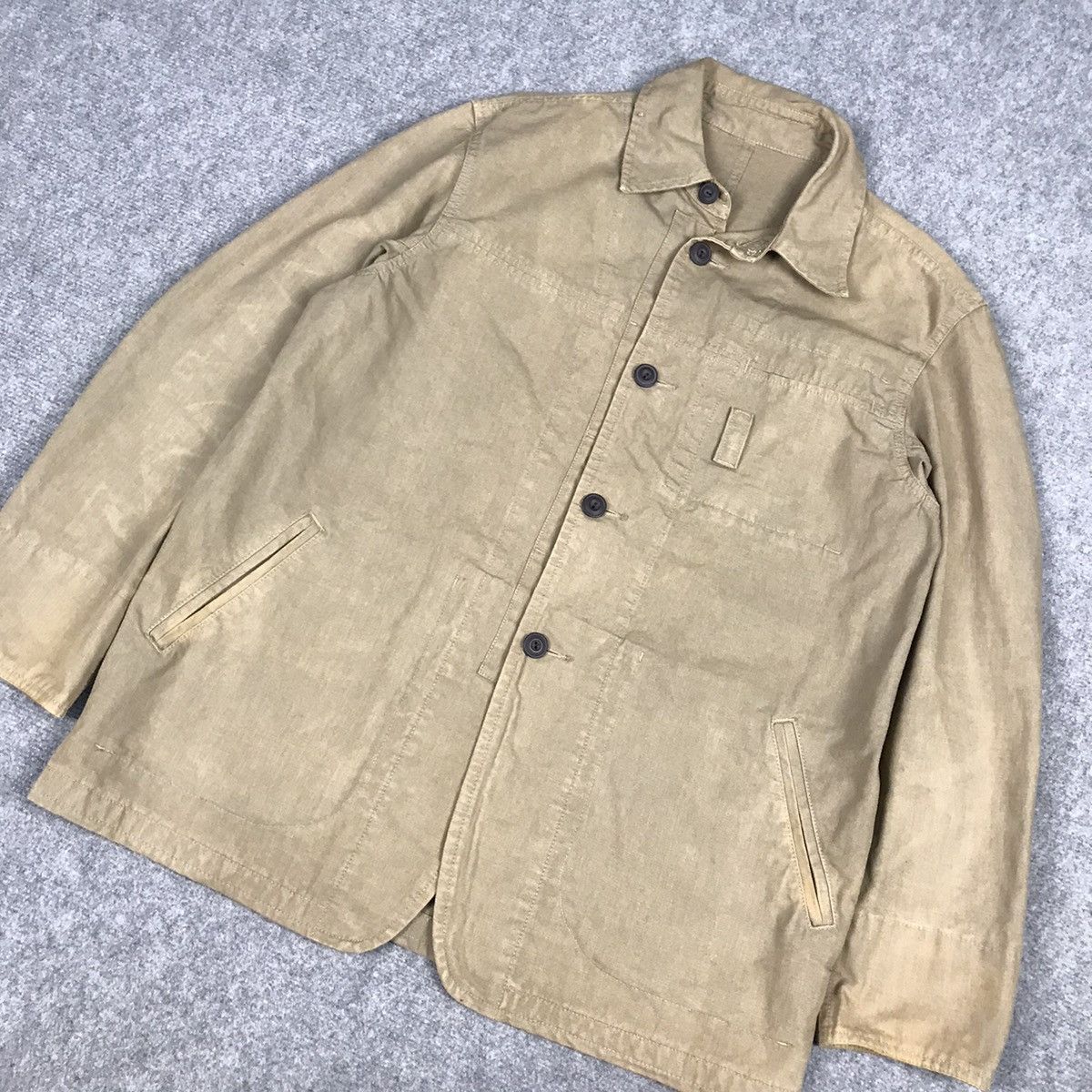 Japanese Brand × PPFM × Tornado Mart PPFM BRAND BROWN FADED CHORE BUTTON JACKET Size US M / EU 48-50 / 2 - 4 Thumbnail