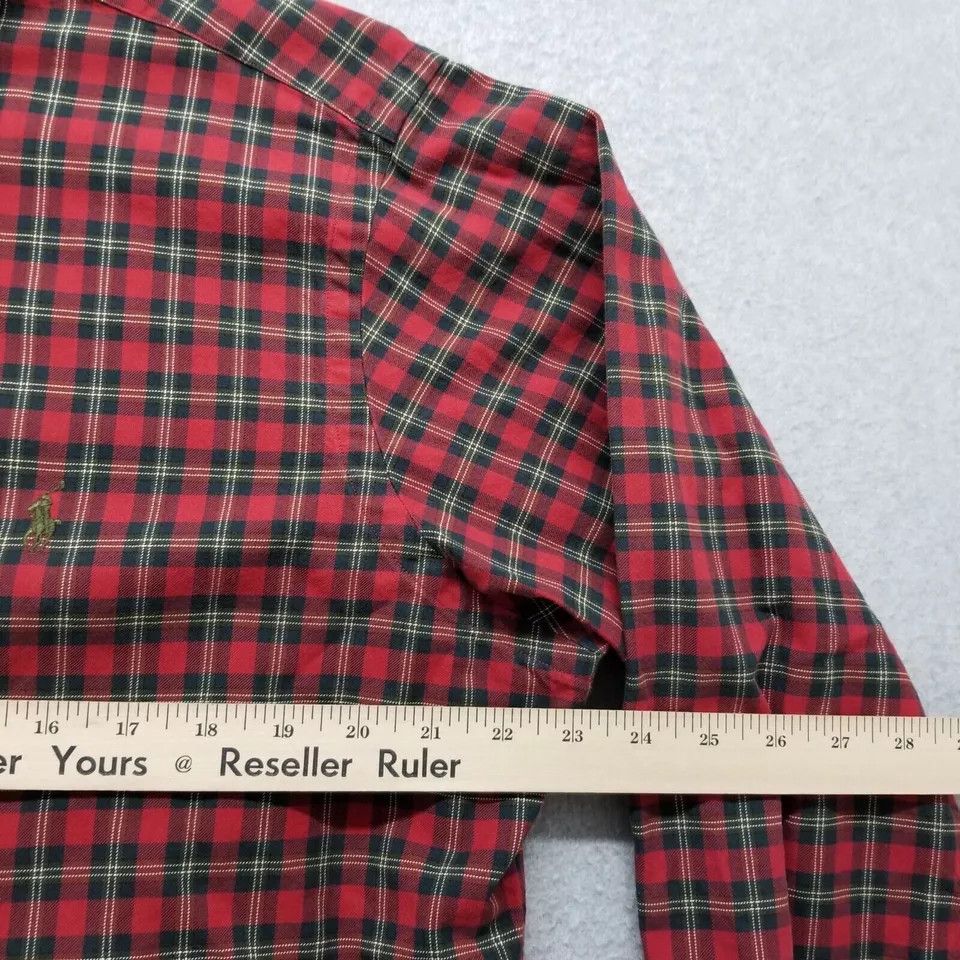 Ralph Lauren Ralph Lauren Shirt Mens Large Plaid Button Up Classic Fit Size US L / EU 52-54 / 3 - 8 Thumbnail