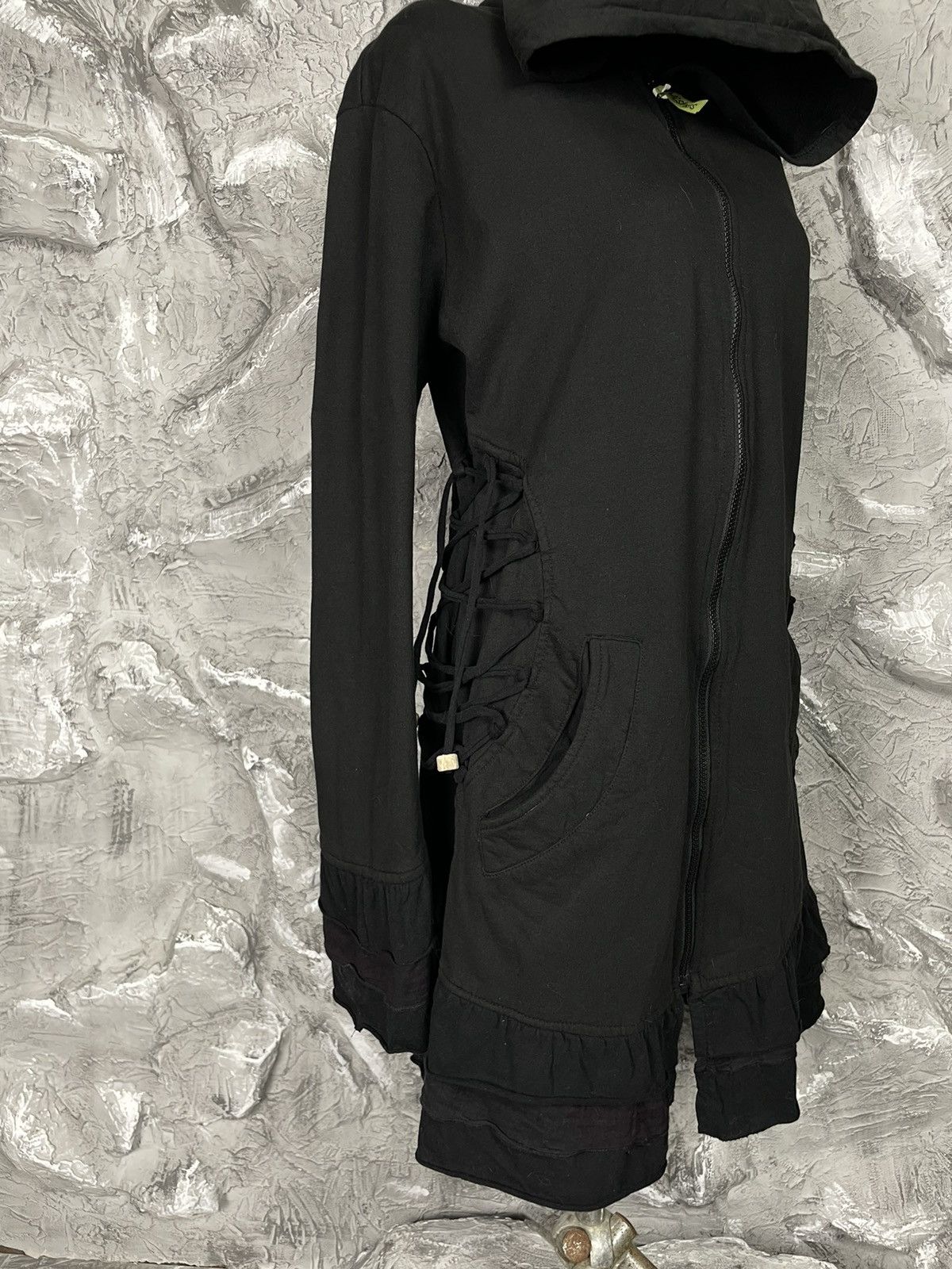 14th Addiction 2000s Y2K Gothic Elf Bandage Zip Dress IfSixWasNine Style Size M / US 6-8 / IT 42-44 - 7 Thumbnail