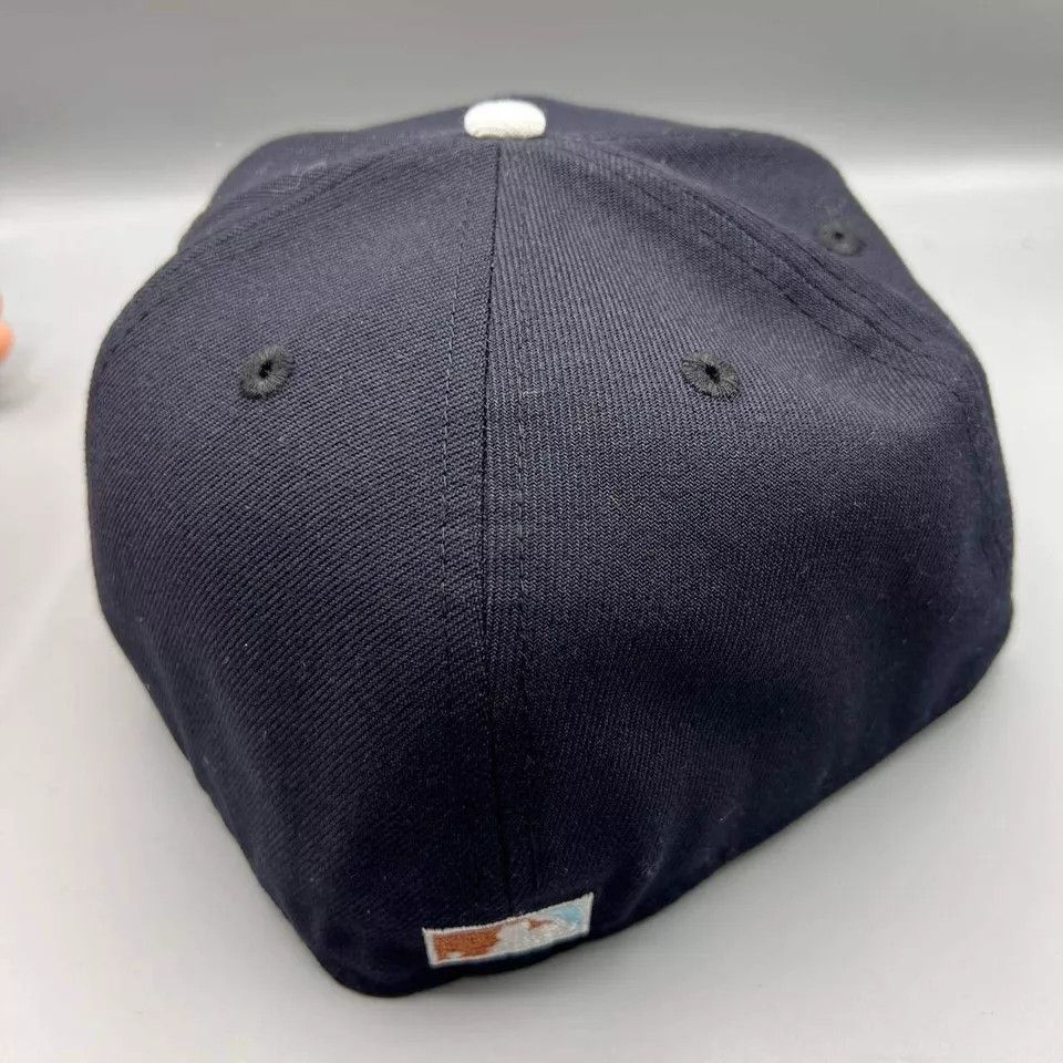 New Era Houston Astros Hat Men 7 5/8 59Fifty New Era MLB Fitted Cap Size ONE SIZE - 6 Thumbnail
