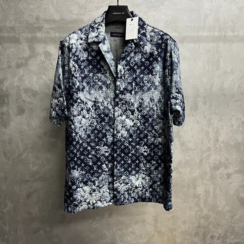 Louis Vuitton Louis Vuitton Tannin tie-dye logo full print casual short- Size US L / EU 52-54 / 3 - 1 Thumbnail