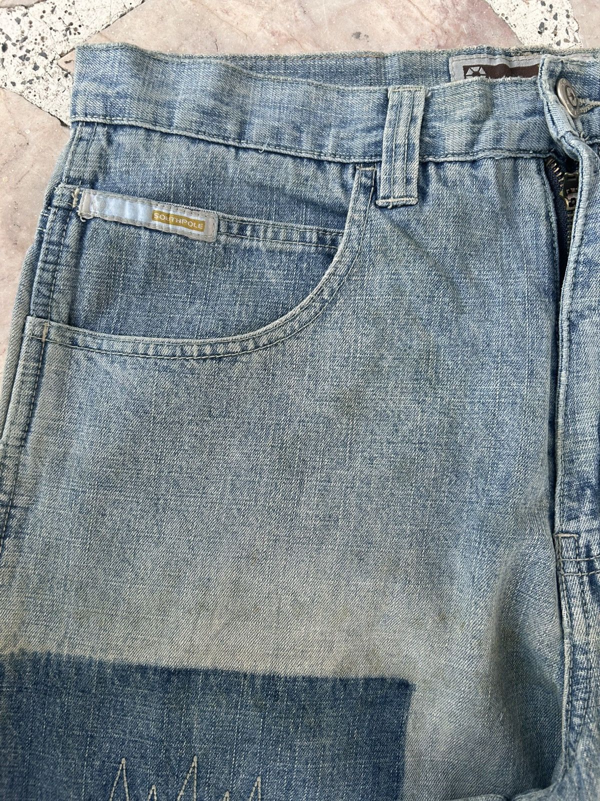 Southpole Southpole Vintage Sashiko Patchwork Japan Denim Size US 30 / EU 46 - 5 Thumbnail