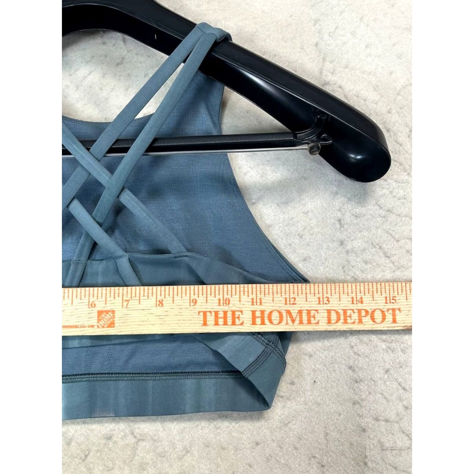 Lululemon Lululemon Energy Sports Bra Women's Size 4 Stripped Tye Dye Blue Crossback Pullover High Support Wireless Luxtreme Moisture Wicking Activewear Size ONE SIZE - 4 Thumbnail