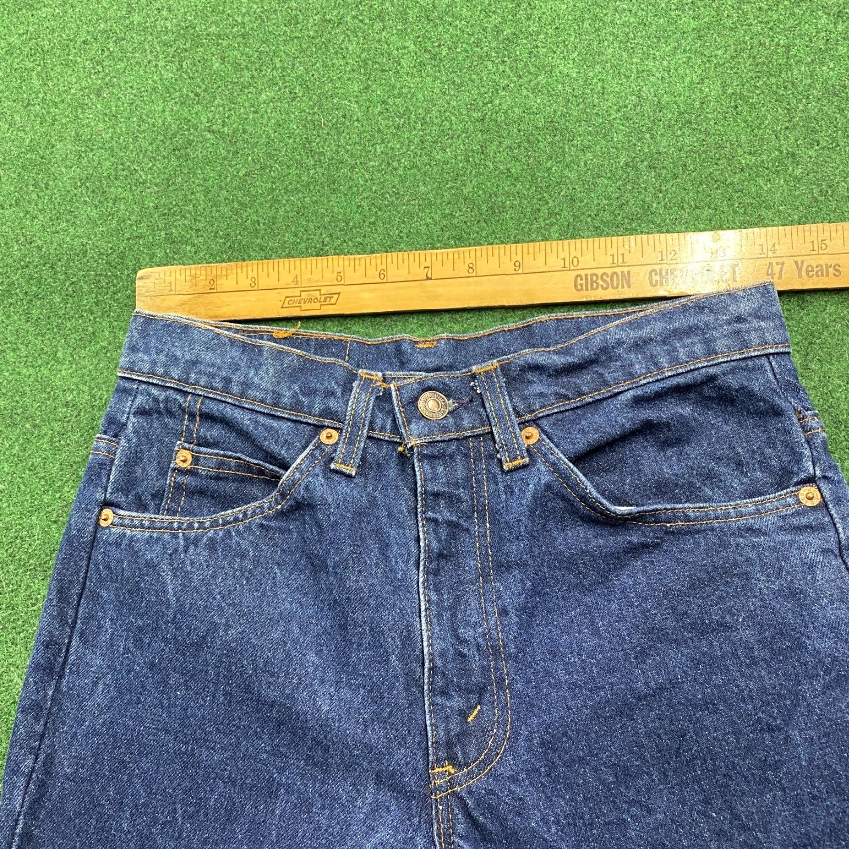 Levi's VINTAGE Levi's 517 Jeans Mens 29 Blue 70s Denim Flare FITS 28x29 USA MADE Size US 29 - 7 Thumbnail
