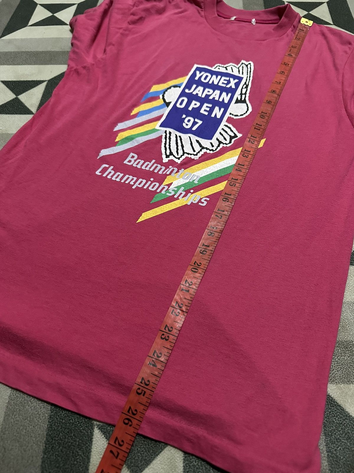 Vintage Vintage Yonex Japan open 1997 badminton championship tshirt Size US S / EU 44-46 / 1 - 8 Thumbnail