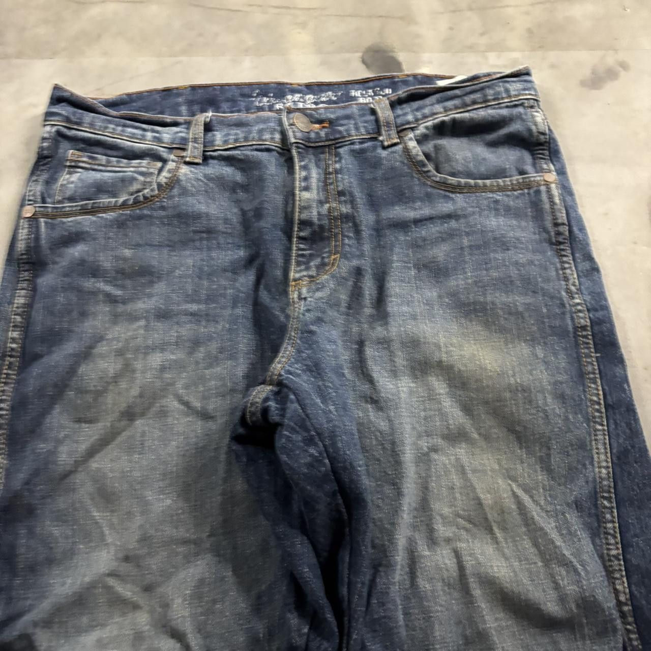 Vintage Crazy Vintage Y2K/2000s Grunge Faded Dark Wash Bootcut Denim Jeans! 34x30 Size US 34 / EU 50 - 5 Thumbnail