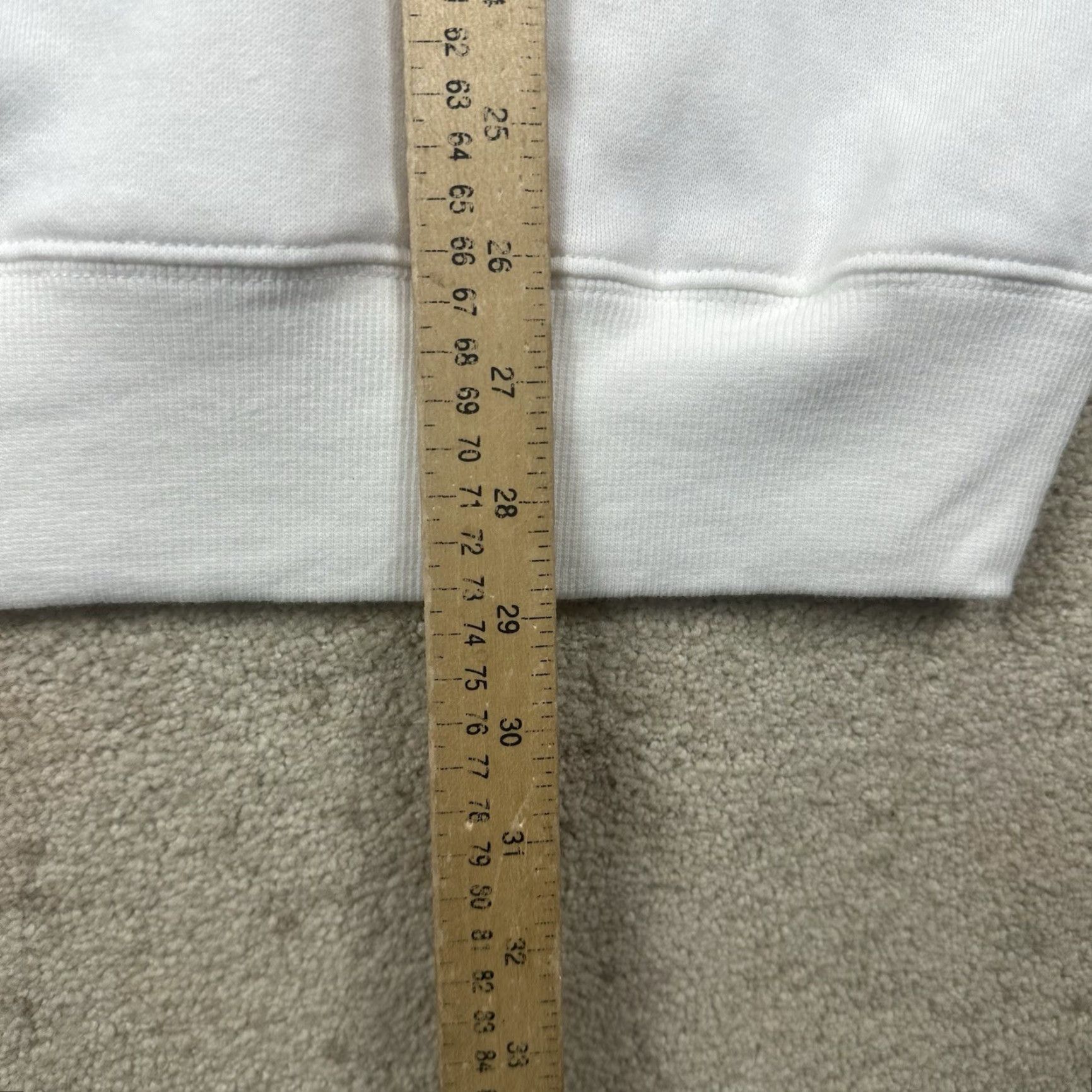 The North Face The North Face Hoodie Sweatshirt Womens XL White Adult Regular Hooded Pullover Fleece Logo Embroidered Pockets Size XL / US 12-14 / IT 48-50 - 6 Thumbnail