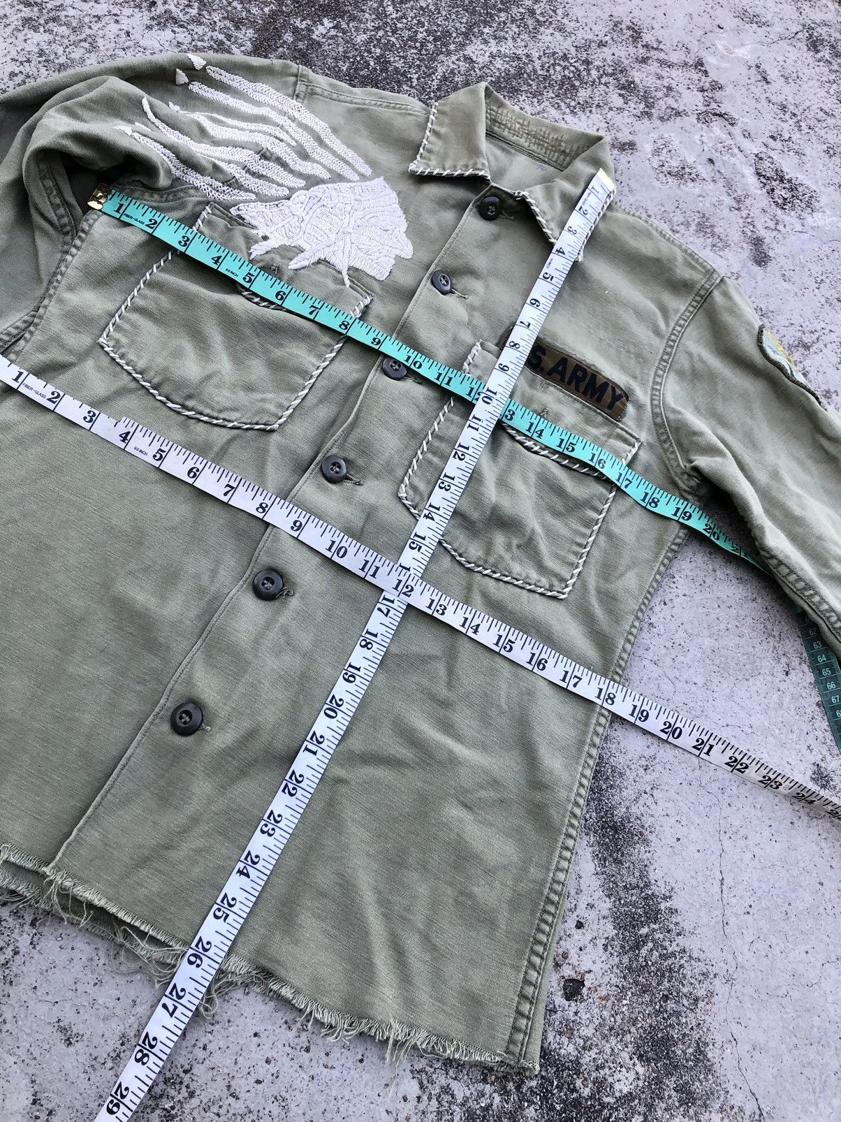 Vintage VINTAGE US ARMY BUTTON UP SHIRT Size US S / EU 44-46 / 1 - 13 Thumbnail