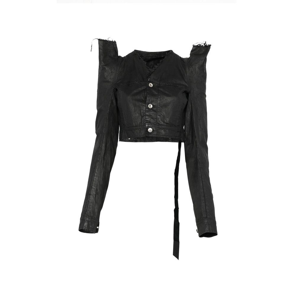 Rick Owens Drkshdw Rick Owens Drkshdw BLACK Jackets - Biker Jackets Size S / US 4 / IT 40 - 1 Thumbnail