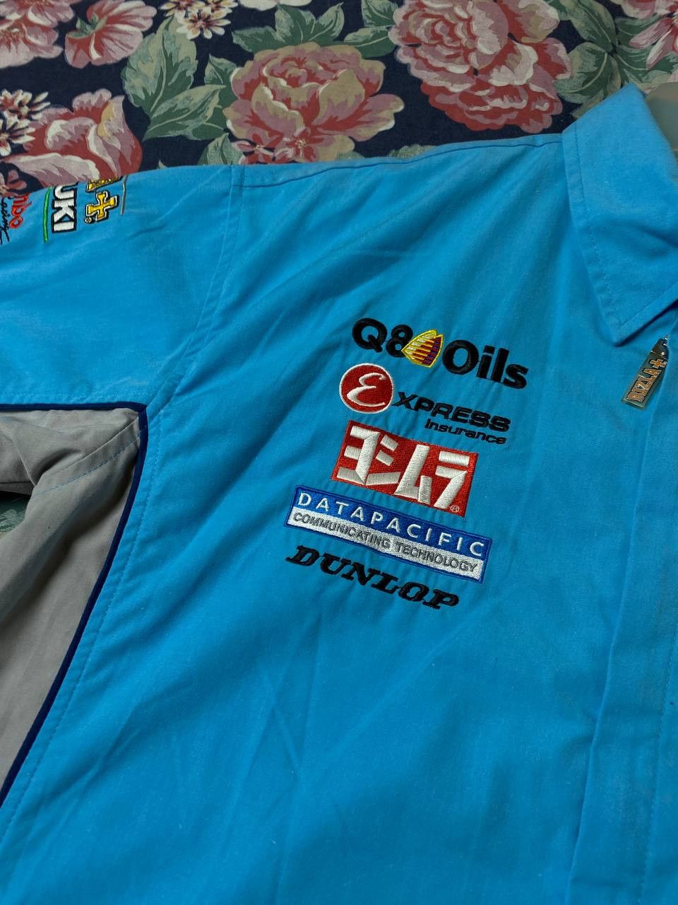 Vintage Vintage Rizla Suzuki Sponsor Big Logo Racing Team Motorsport Size US XL / EU 56 / 4 - 8 Thumbnail