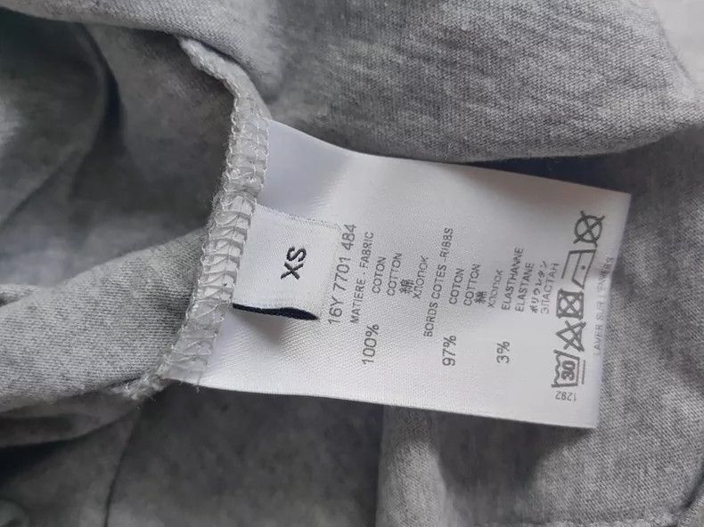 Givenchy Gorilla gray short-sleeved T-shirt, XS size