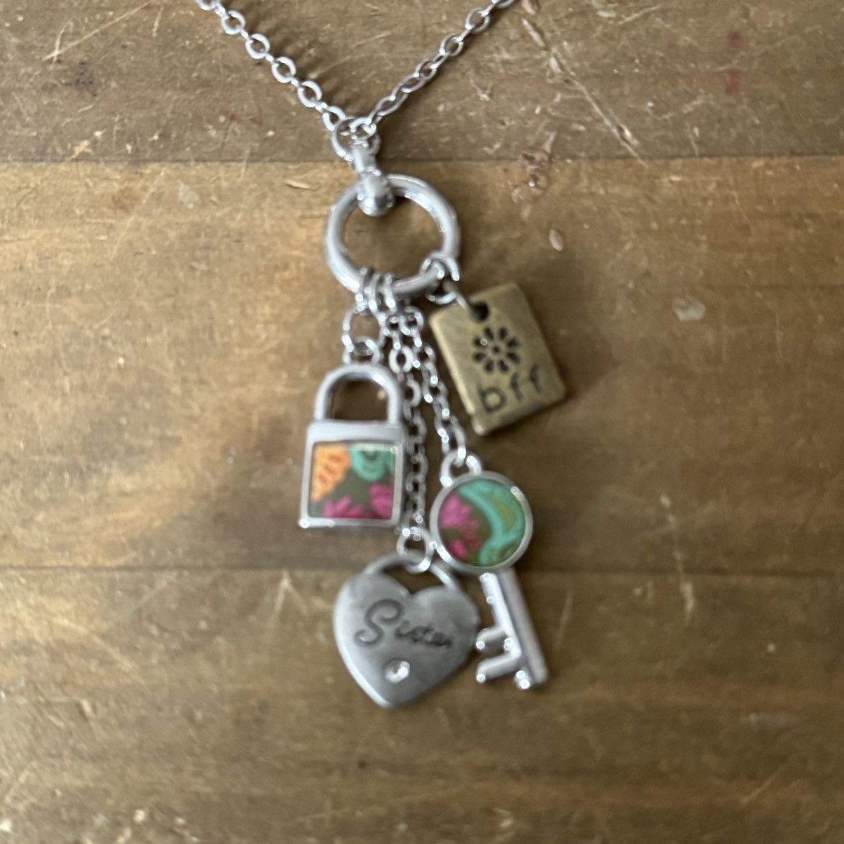 Other Jillzarah silver tone Sister/Bff charm necklace Size ONE SIZE - 4 Thumbnail