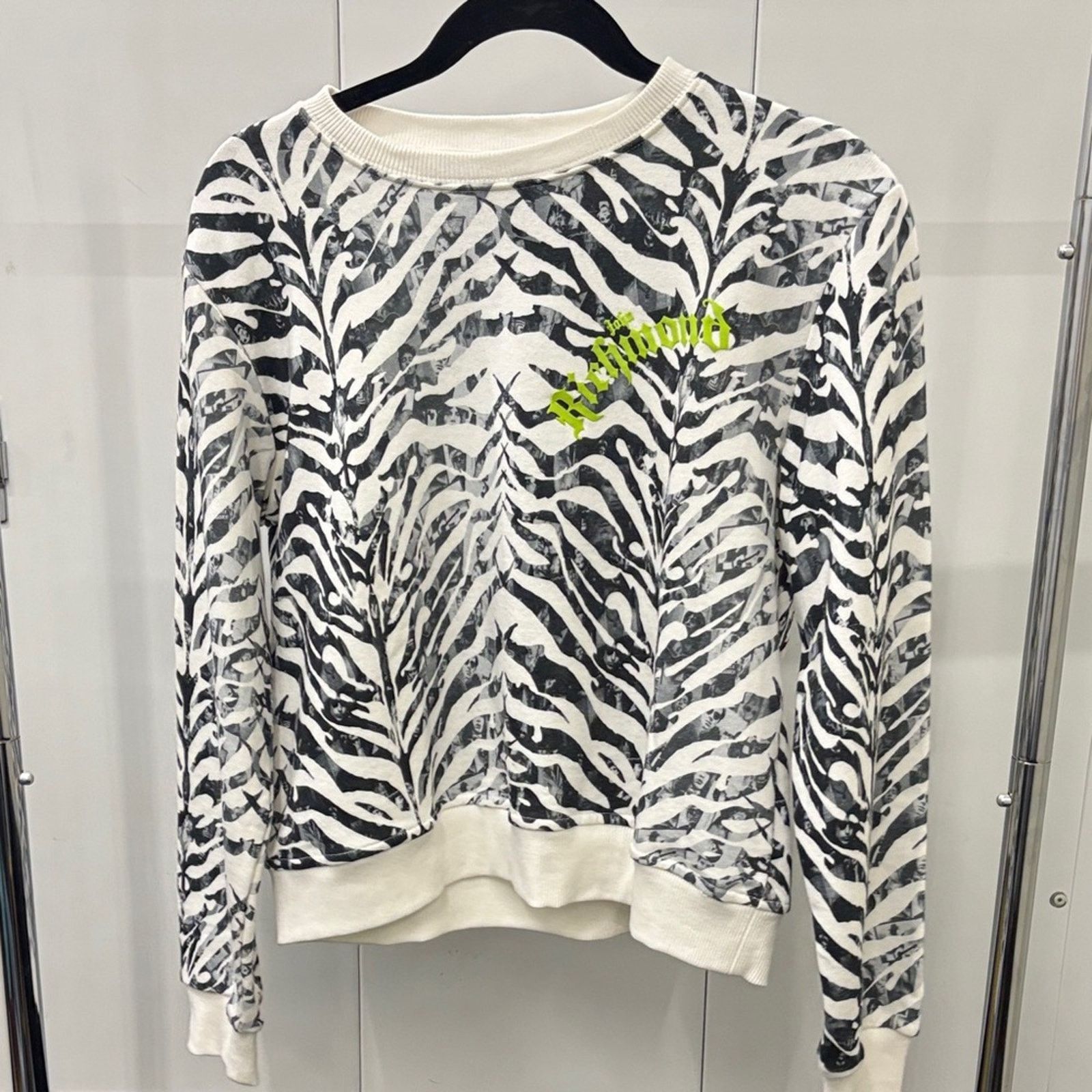 John Richmond NWT John Richmond Zebra Print Sweater - Black, White Size S Size S / US 4 / IT 40 - 2 Thumbnail