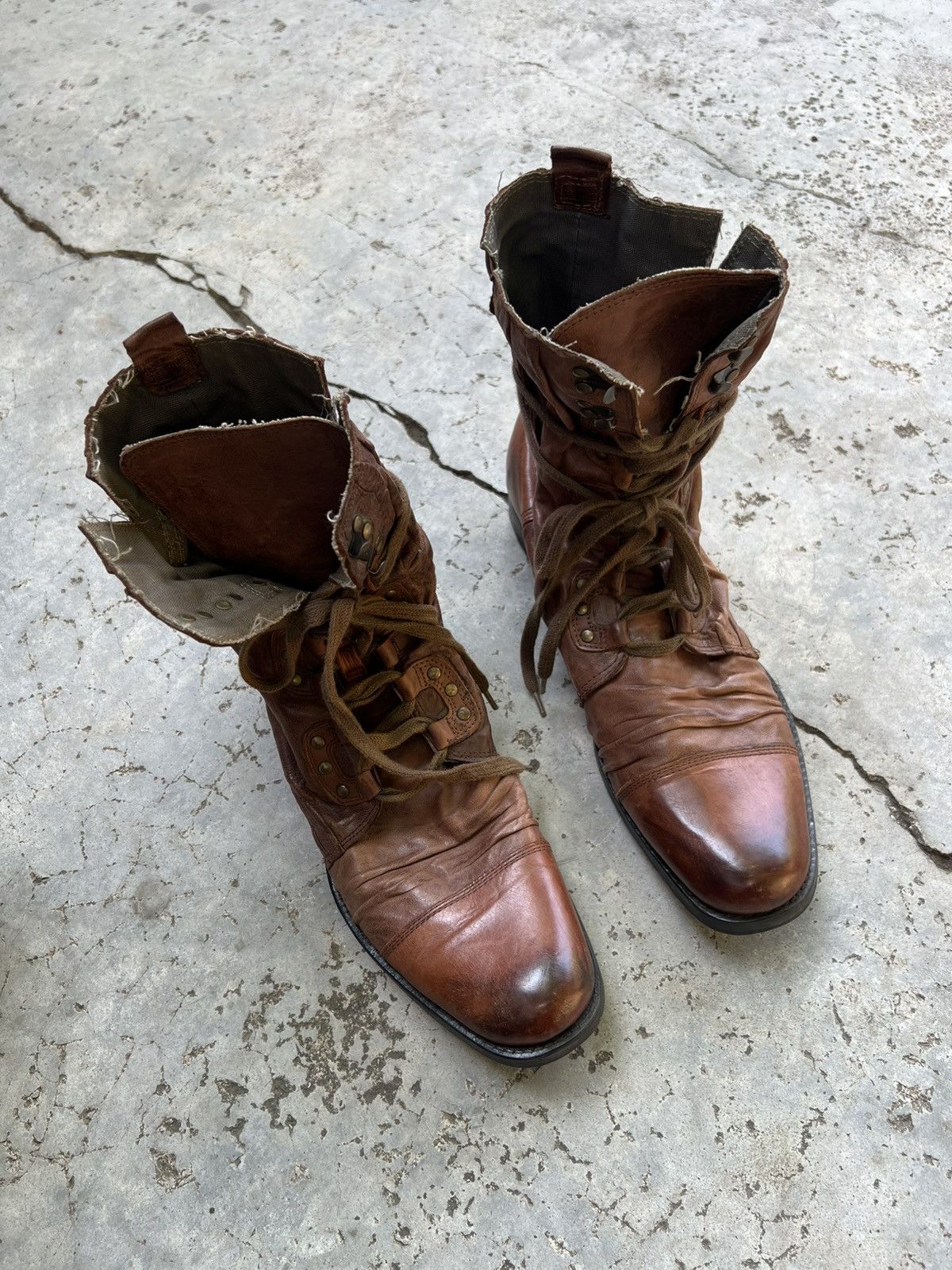 Japanese Brand Archive T2[in] Leather Boots Size US 10 / EU 43 - 7 Thumbnail