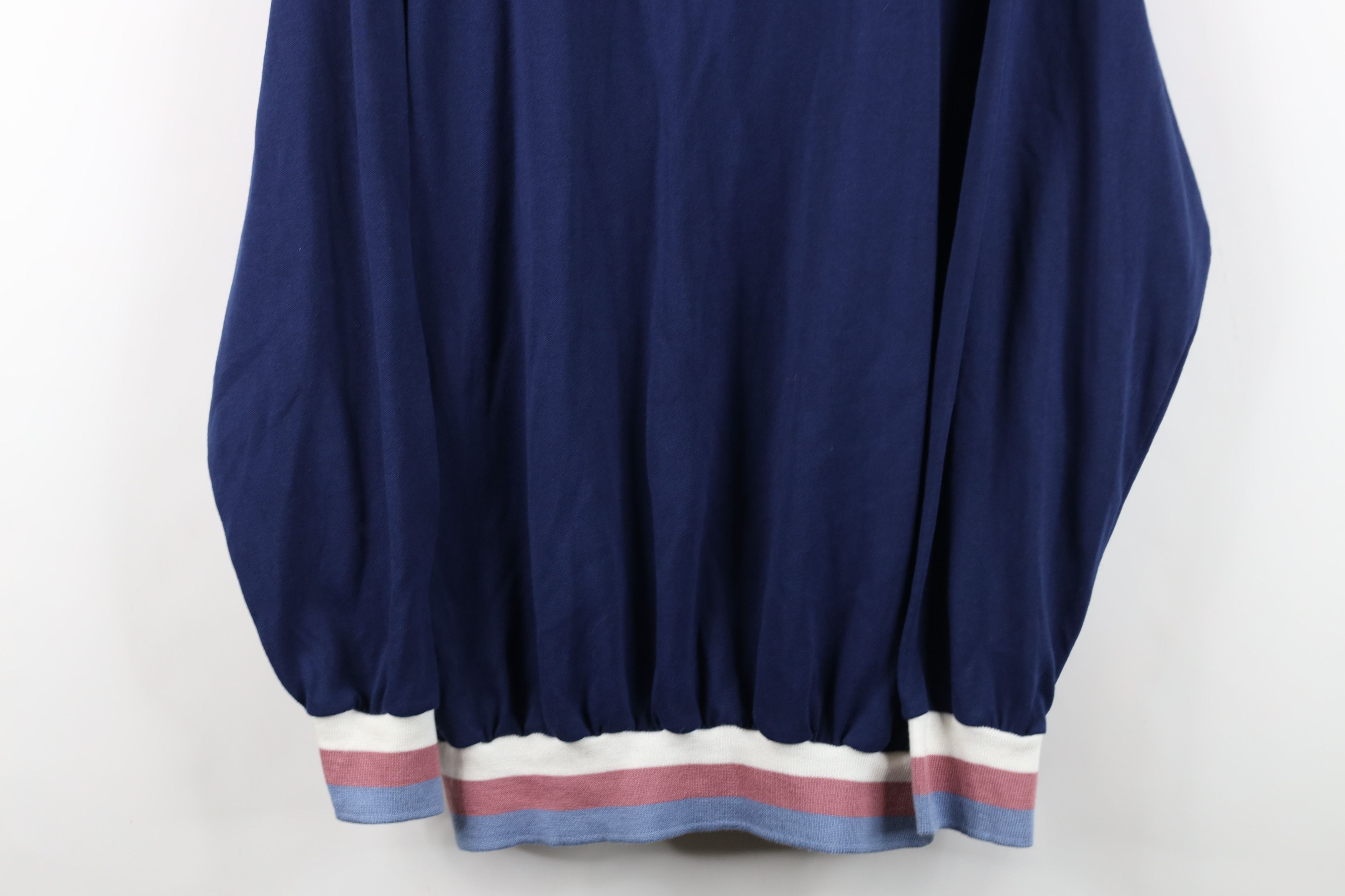 Vintage Deadstock Vintage 70s Streetwear Long Sleeve Rugby Polo Size US XXL / EU 58 / 5 - 3 Thumbnail