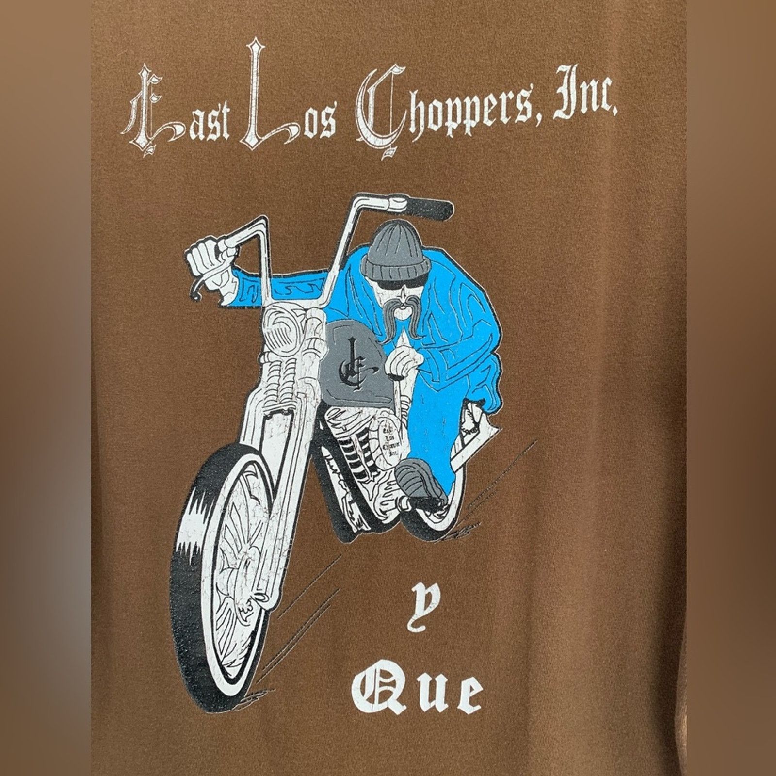 Vintage VINTAGE BIKER EAST LOS CHOPPERS INC VATO TEE SIZE LARGE NICE Size US L / EU 52-54 / 3 - 4 Thumbnail
