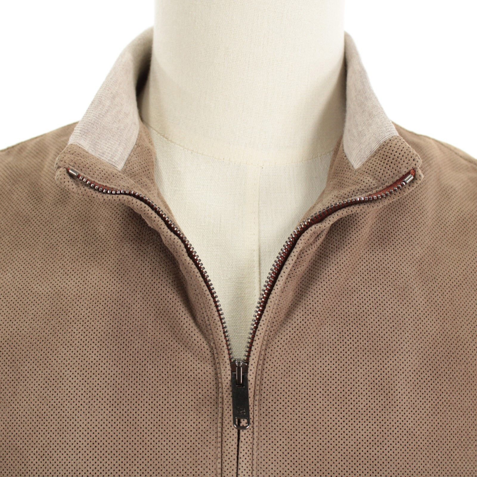 Luciano Barbera Luciano Barbera Vest Size M US In Brown Leather Size US M / EU 48-50 / 2 - 2 Thumbnail