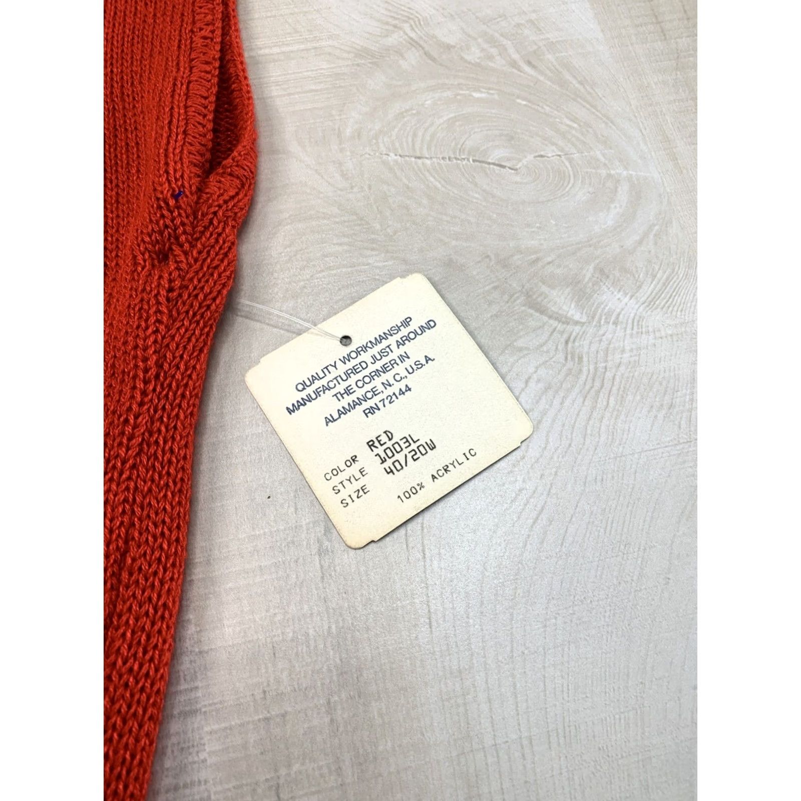 Nautica VINTAGE Sweaters USA Inc. Red Sailboat Knit Top Nautical Casual Sleeveless Round Neck Pullover 90s Women L Red Knit 80s-90s NWT Size L / US 10 / IT 46 - 4 Thumbnail