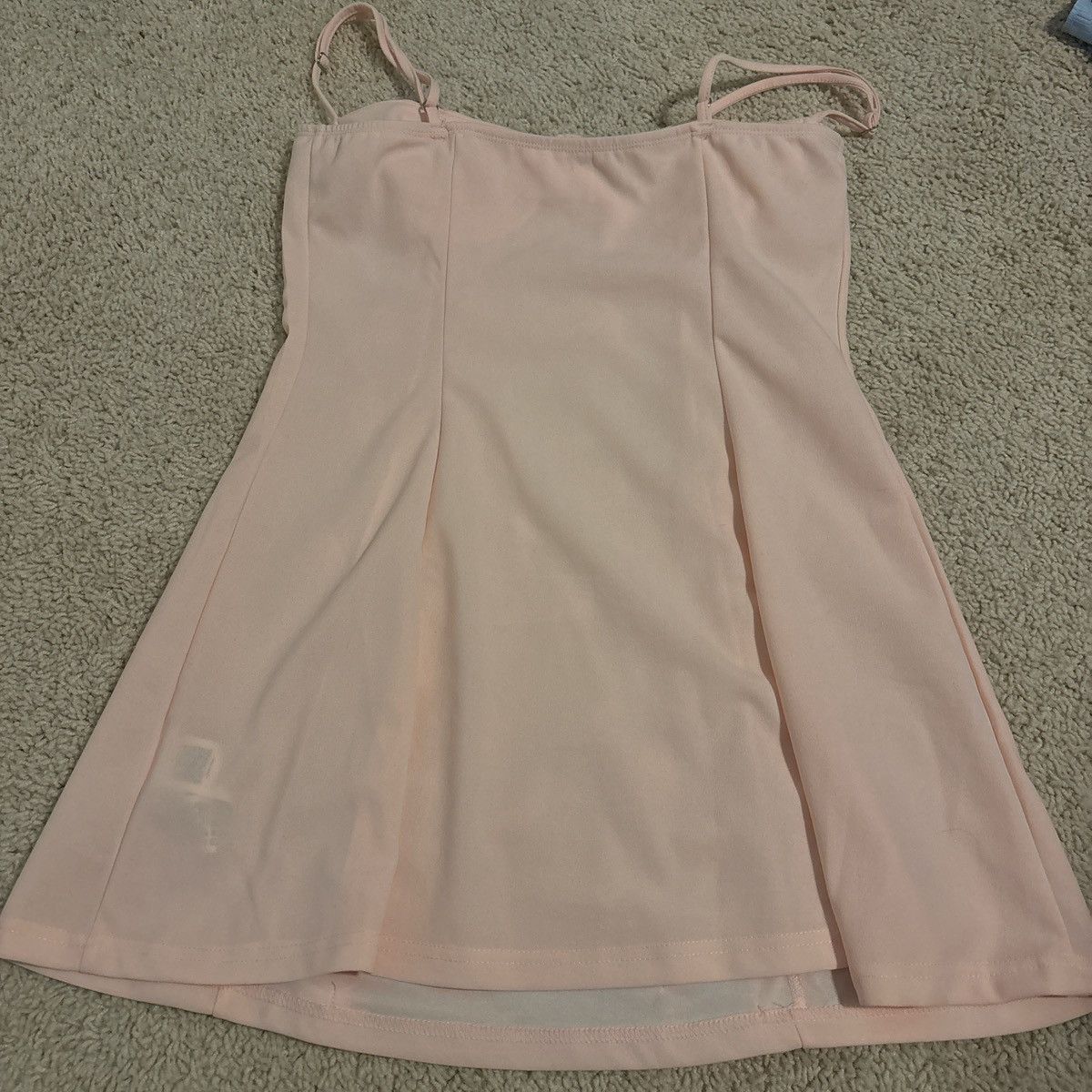 Shein Pink Floral mini dress Size L / US 10 / IT 46 - 2 Thumbnail