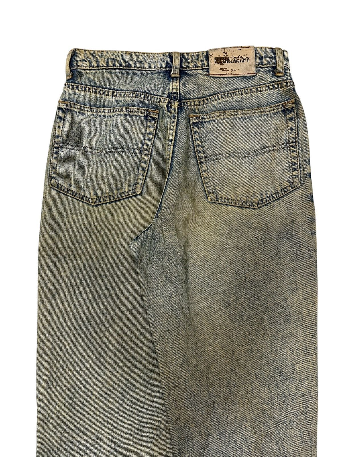 Japanese Brand Vintage Japanese Mud wash Distressed Tapered Jeans Size US 30 / EU 46 - 3 Thumbnail