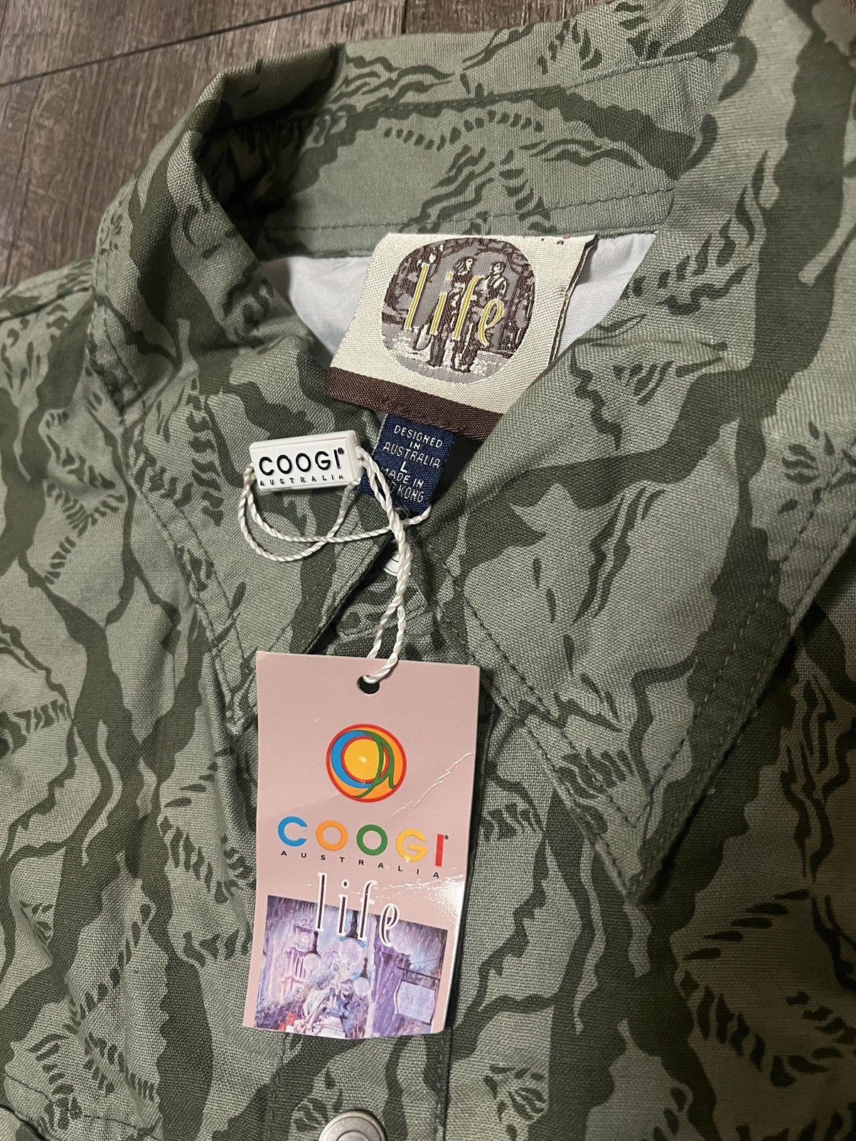 Coogi × Vintage Vintage Coogi Life Safari Camo Vest Size Large Size US L / EU 52-54 / 3 - 3 Thumbnail