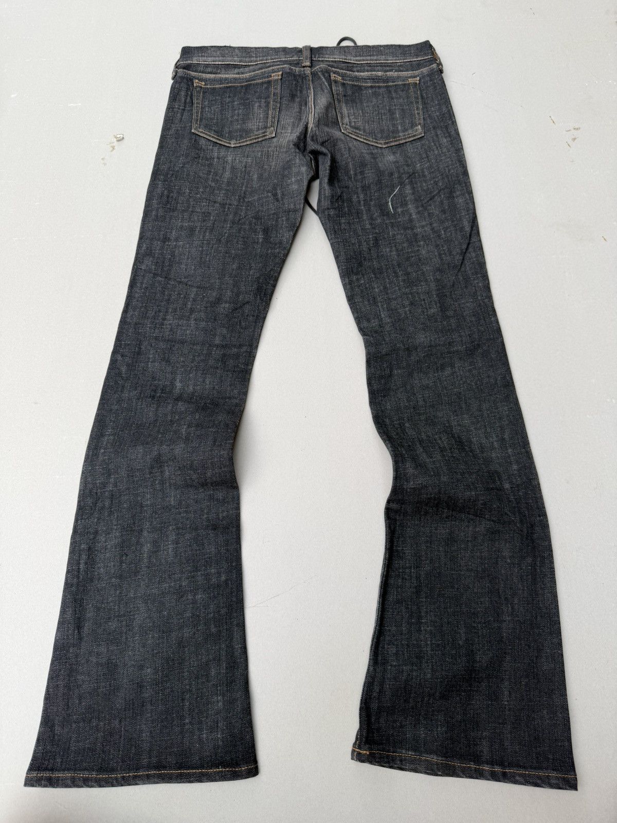 Japanese Brand BLACK by moussy Lace up flare jeans Size US 28 / EU 44 - 3 Thumbnail