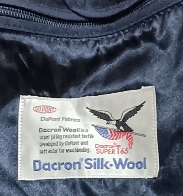 DuPont × Japanese Brand DUPONT DACRON SILK WOOL LONG JACKET Size US M / EU 48-50 / 2 - 3 Thumbnail