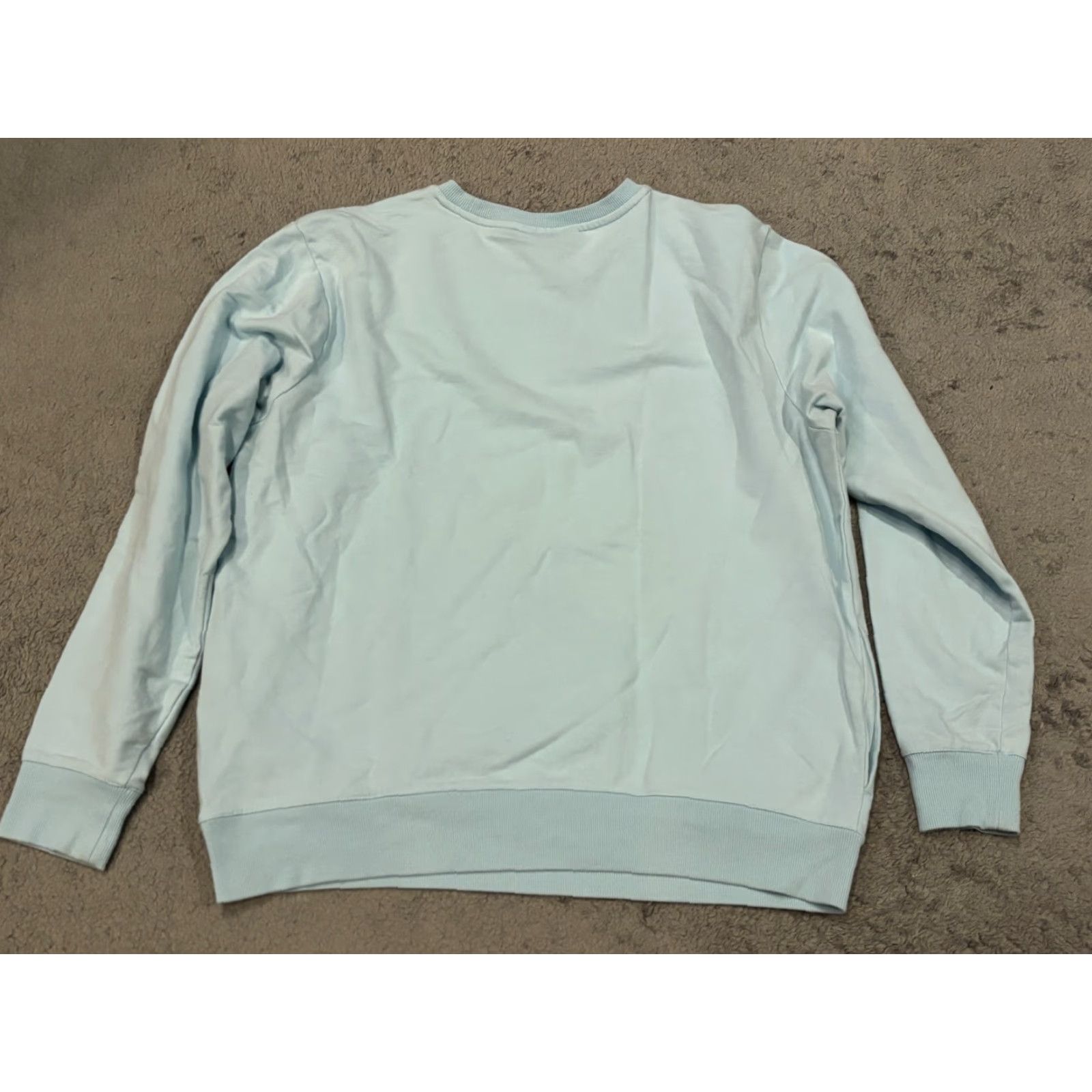 Fila FILA Crewneck Sweatshirt Mens XL Light Blue Long Sleeve Pullover Active Size US XL / EU 56 / 4 - 6 Thumbnail